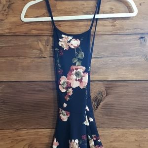 Blue Flowered Sun Dress